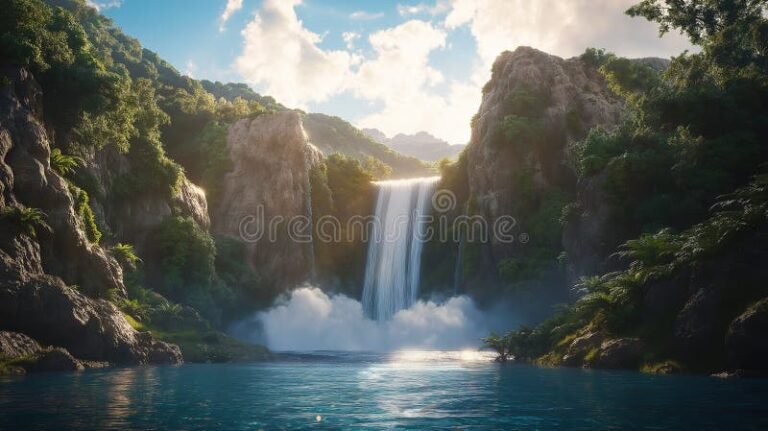 Cuál Es La Temperatura Ideal Para Visitar Las Cataratas 6 cataratas bajo cielo soleado y brillante