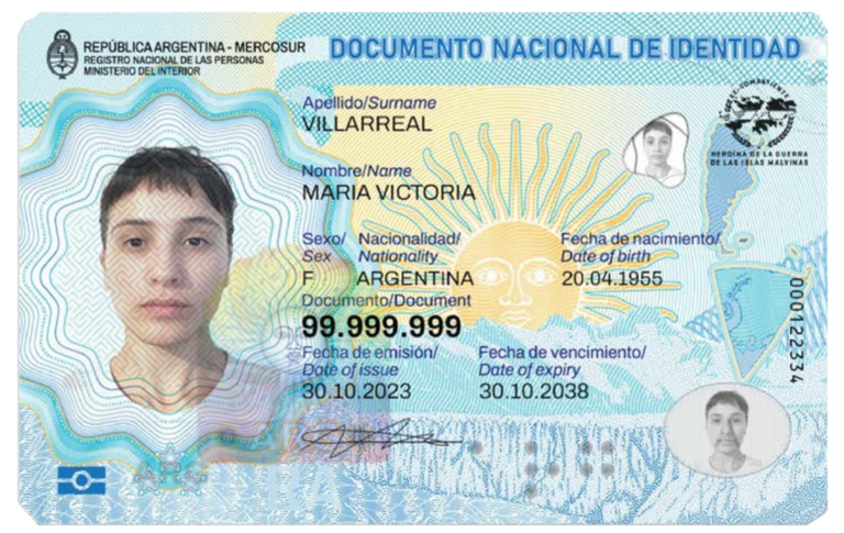 Cómo Saber Si Una Persona Falleció Usando Solo Su DNI En Argentina 3 documento nacional de identidad argentino con fondo gris