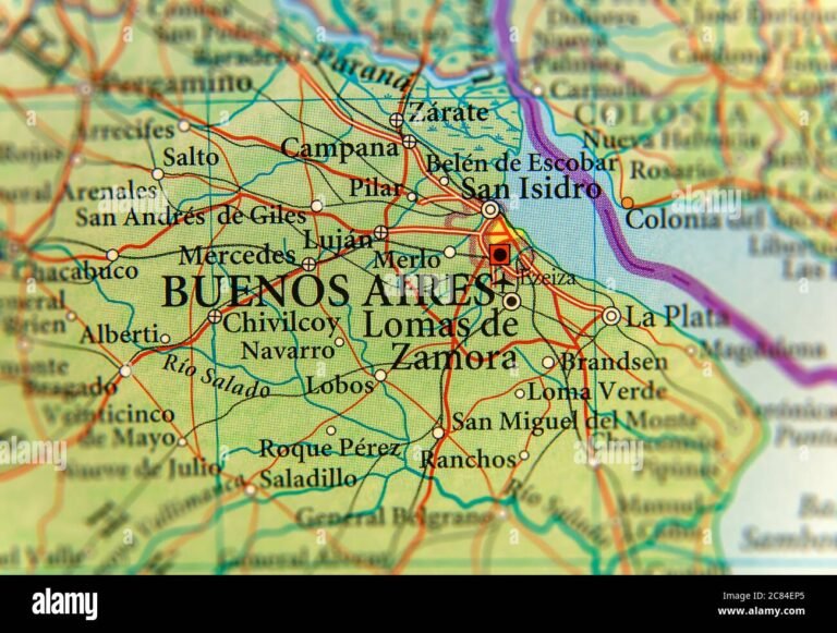 Qué zonas incluye el AMBA y qué provincias abarca en Argentina 4 mapa geografico del area metropolitana buenos aires