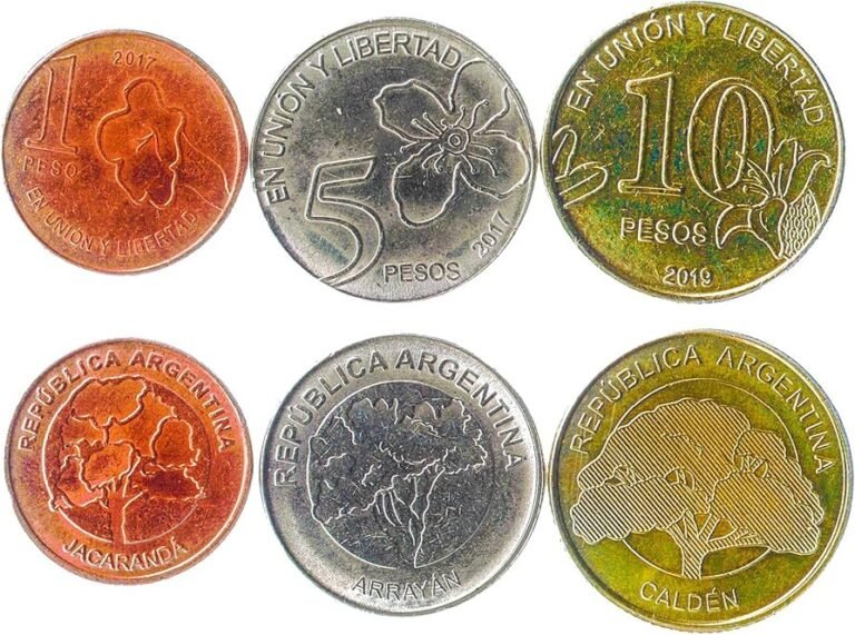 Qué pasó con las monedas de un peso en Argentina 11 monedas de un peso argentinas antiguas circulando