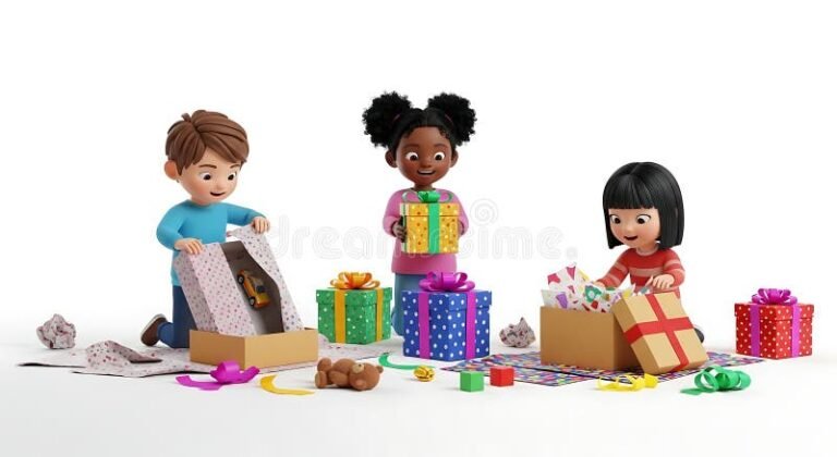 Qué puedo pedir para el DÃa del Niño según su edad e intereses 11 ninos jugando con juguetes variados felices