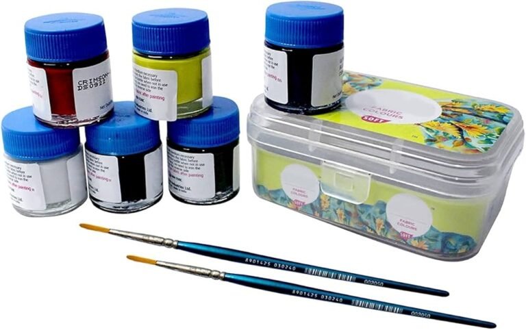 Qué pintura para tela permanente es la mejor para tus proyectos 20 pinceles y frascos de pintura para tela